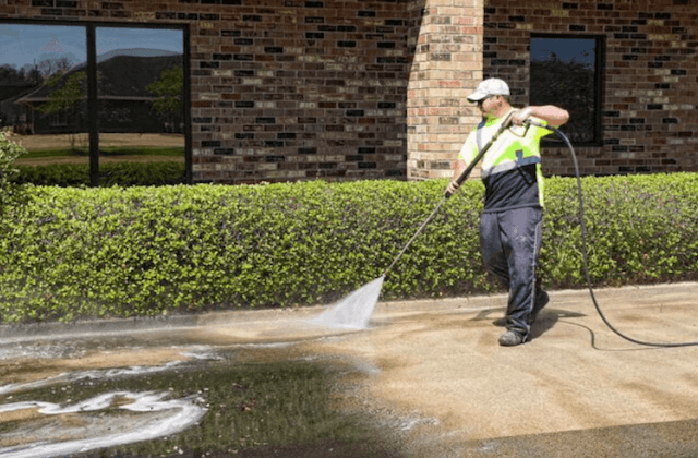 commercial concrete cleaning in asheville